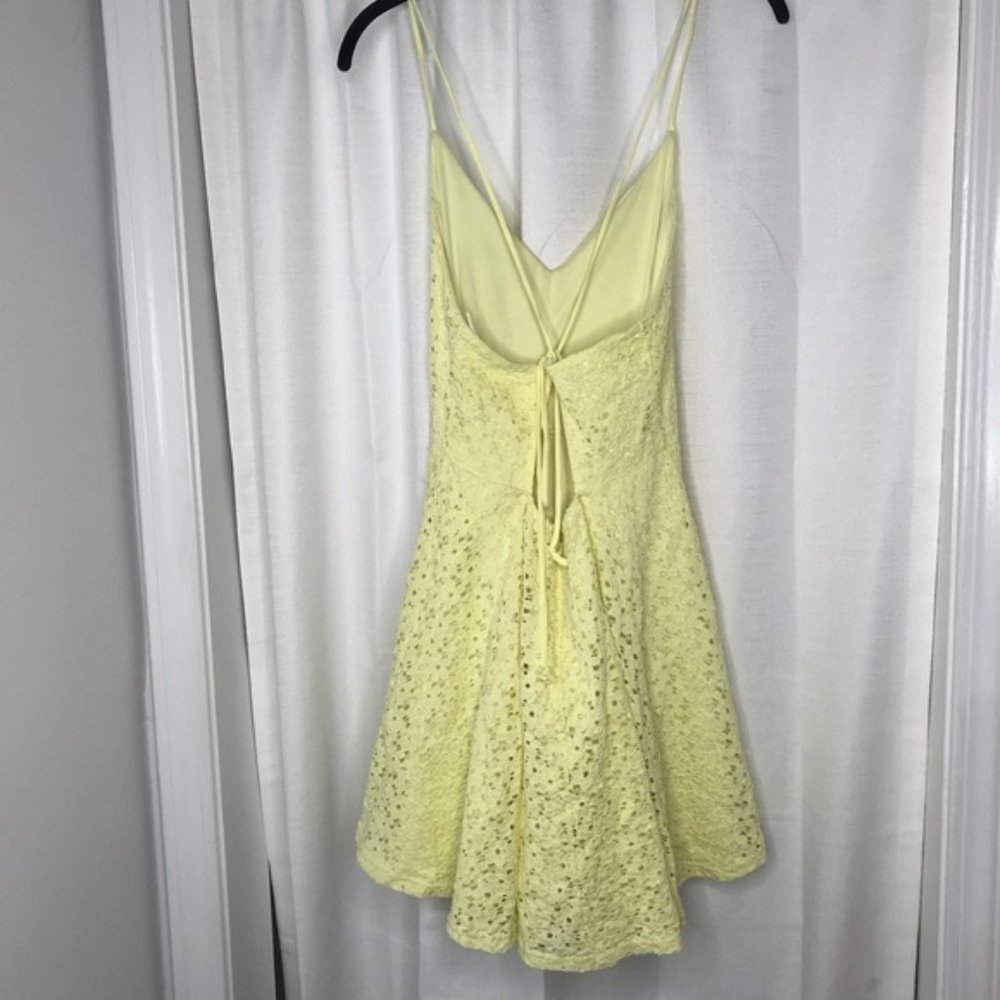 Kimchi Blue Urban Outfitters Yellow Lace Dress